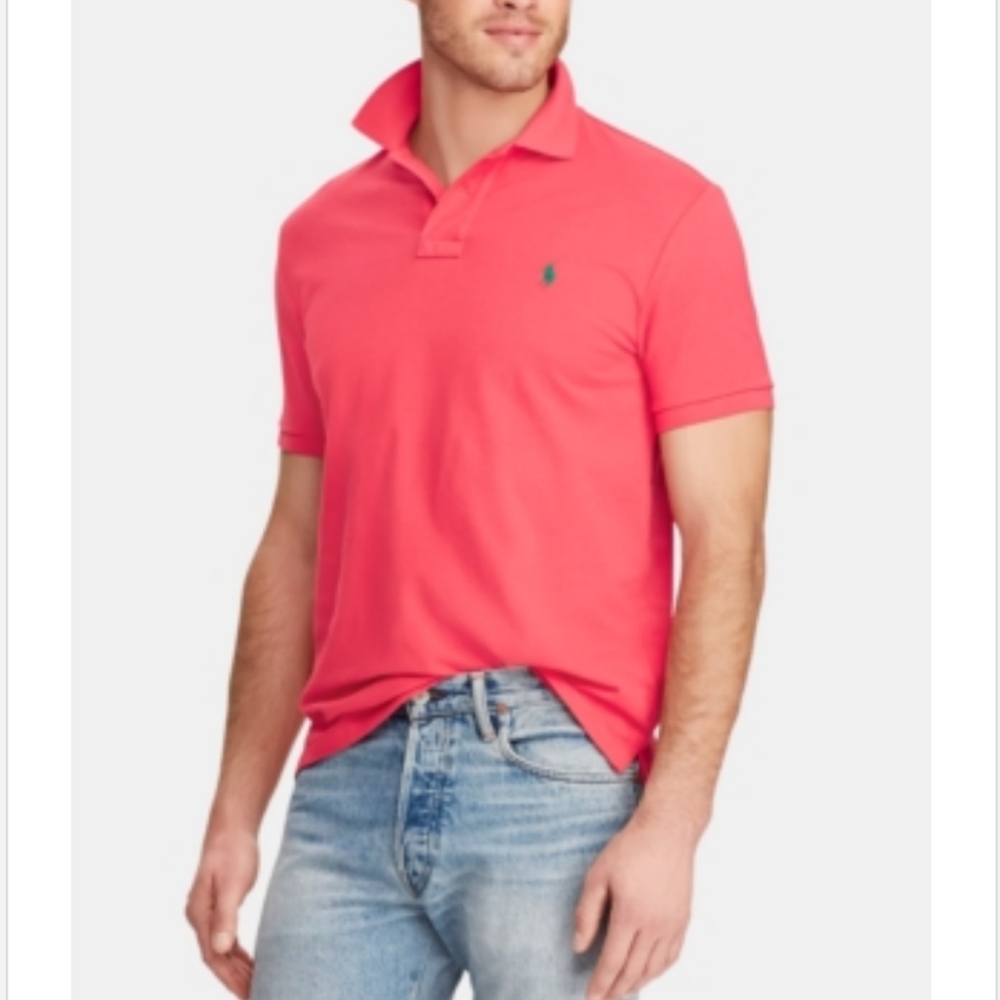 POLO RALPH LAUREN Men's Classic-Fit Mesh Polo - Picture 2 of 4